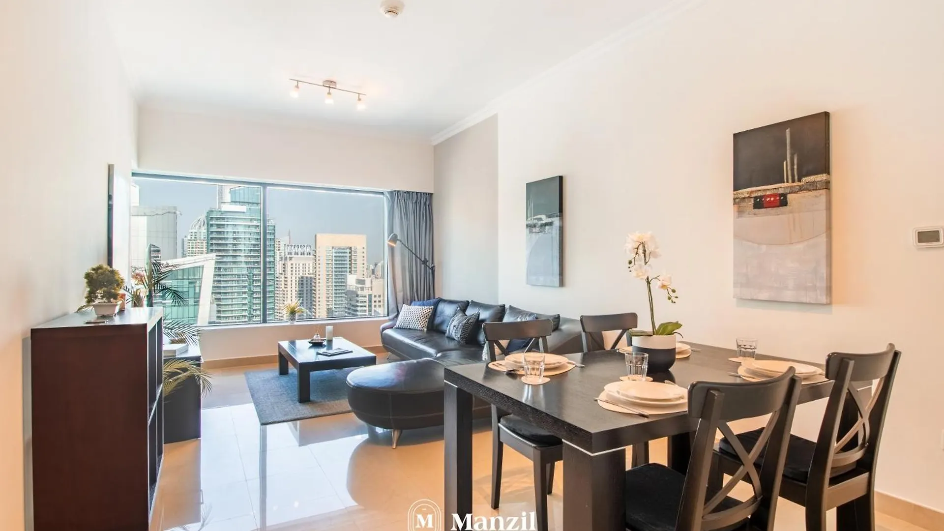 Apartment Manzil - 1Br Home In Dubai Marina With Marina View, Nr Jbr Beach & Marina Mall